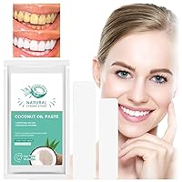 Teeth Whitening Strip, Coconut Flavor Teeth Whitening Strip - Easy Remove Smoking, Clean Teeth Stain, Reduced Sensitivity, Newly Formula Oral Care Whitening Strips