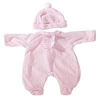 Gotz 2-pc Pink Print Knit Sleep 'n Play Outfit for 12