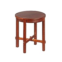 Melody Jane Dolls Houses Dollhouse Small Walnut Side Table JBM Miniature Living Room Furniture 1:12