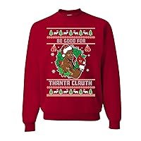 Mike Tyson Merry Chrithmith Bitcheth Ugly Christmas Crewneck Sweatshirt