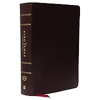 KJV, The King James Study Bible, Bonded Leather, Burgundy, Thumb Indexed, Red Letter, Full-Color Edition: Holy Bible, King James Version KJV, The King James Study Bible, Bonded Leather, Burgundy, Thumb Indexed, Red Letter, Full-Color Edition: Holy Bible, King James Version Bonded Leather Paperback Imitation Leather