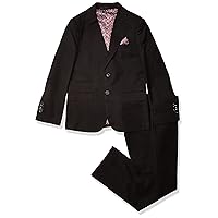 Isaac Mizrahi Boys 2-Piece Slim Cut Wool Blend Suit-Husky Sizes