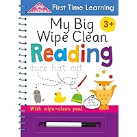First Time Learning: My Big Wipe Clean Reading: Wipe-Clean Workbook First Time Learning: My Big Wipe Clean Reading: Wipe-Clean Workbook Spiral-bound