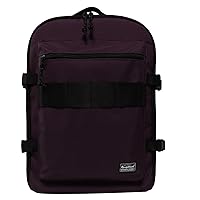 Lightweight Travel Backpack Hiking Daypack Laptop Bookbag, 17L Carry-on Personal Item Weekender Overnight Bag Unisex, Eggplant