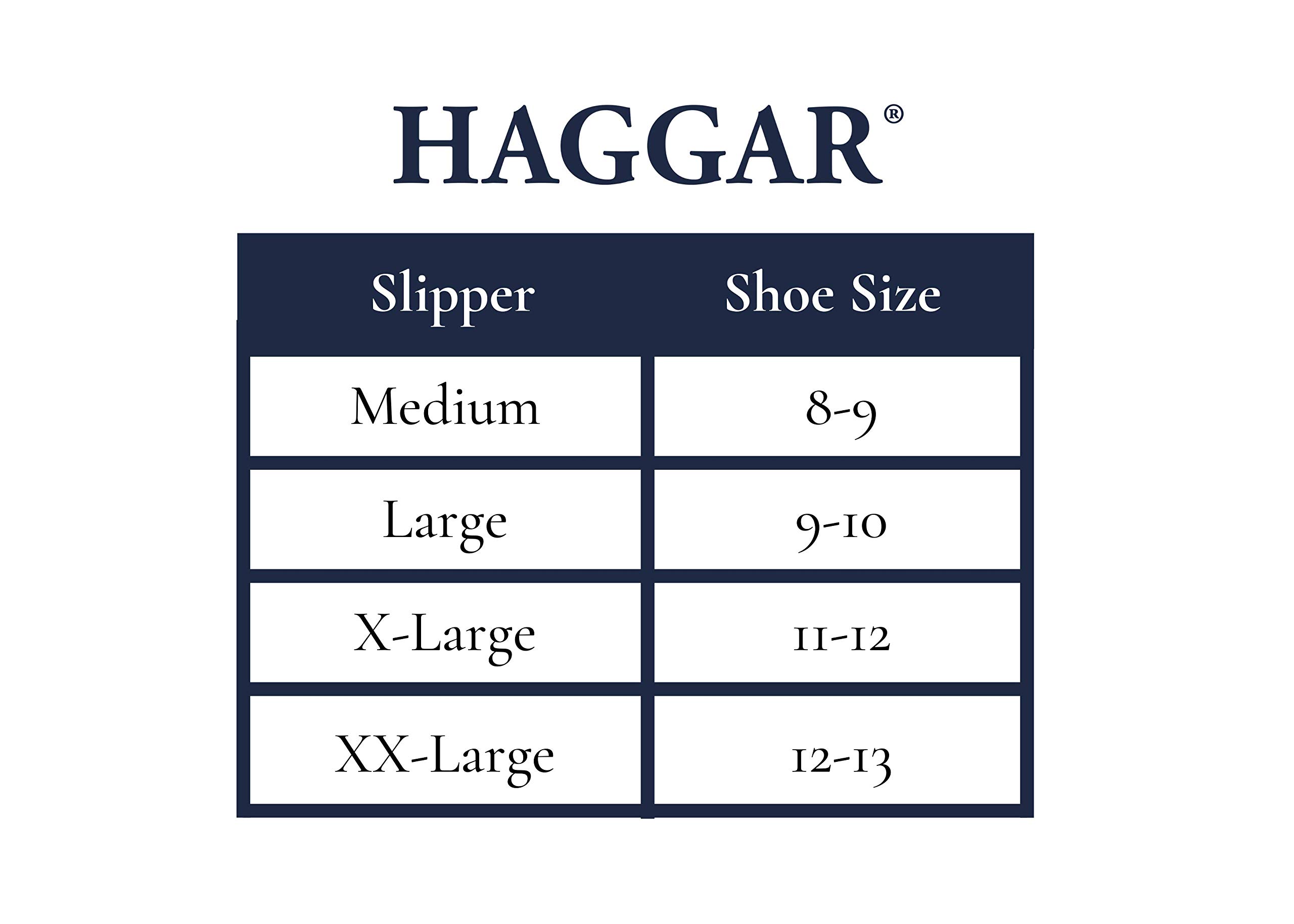 Haggar Men's Venetian Slipper Indoor/Outdoor House Shoe with Memory Foam Comfort