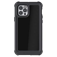Ghostek NAUTICAL Waterproof iPhone 12 mini Case Screen and Camera Lens Protector Built-In Slim Full Body Heavy Duty Protection Phone Cover Designed for for 2020 Apple iPhone 12 mini (5.4 Inch) (Black)