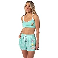 Disney Womens The Little Mermaid Part of Your World Bralette and Short Pajama Lounge Set