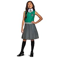 Harry Potter Dress, Official Hogwarts Wizarding World Costume Outfit, Classic Kids Size Dress with Collar and Tie