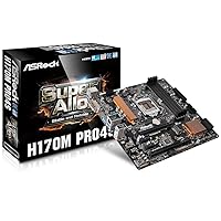 ASRock Motherboard Micro ATX DDR4 H170M PRO4S