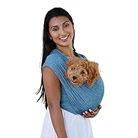 Pet K'tan Dog Sling Carrier: Hands Free Dog Carrier for Small & Medium Dogs - #1 Pet Travel Accessory & Gift - Bond with New Puppy- Safe & Durable - Hands Free - for Cats & Small Animals Anti-Anxiety