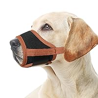 Dog Muzzle, Pet Muzzle for Small Medium Large Dogs, Air Mesh Breathable Drinkable Nylon Pattern Puppy Muzzle(XS)