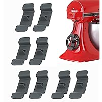 8 Pack Kitchen Appliance Cord Winder - Cord Organizer Cord Holder Cord Wrapper Appliance Cord Organizer Stick On Tidy Wrap Cable Hider for Coffee Maker Mixer Air Fryer and Pressure Cooker, Black