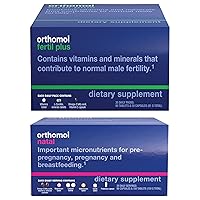 Orthomol Fertil 30 & Natal, Male & Female Prenatal Supplements, Supports Healthy Pre-Pregnancy and Pregnancy, 30-Day Supply