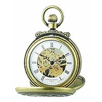 3868-G Classic Antique Gold-Plated Case Mechanical Pocket Watch