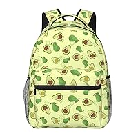 Avocado Large Backpack For Men Women Personalized Laptop Tablet Travel Daypacks Shoulder Bag