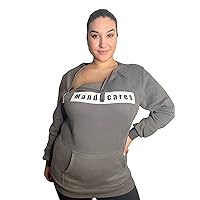 Plus Size Sweater| Dialysis Shirts with Zipper| Hemodialysis Clothing | Chemowear Chest Port Access Shirt for Men and Women