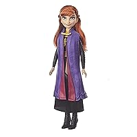 Frozen Disney 2 Anna Fashion Doll with Long Red Hair Skirt Shoes Toy Inspired 2