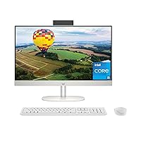 HP 23.8 inch All-in-One Desktop PC, FHD Display, 13th Generation Intel Core i5-1335U, 8 GB RAM, 256 GB SSD, Intel UHD Graphics, Windows 11 Home, 24-cr0070 (2023)