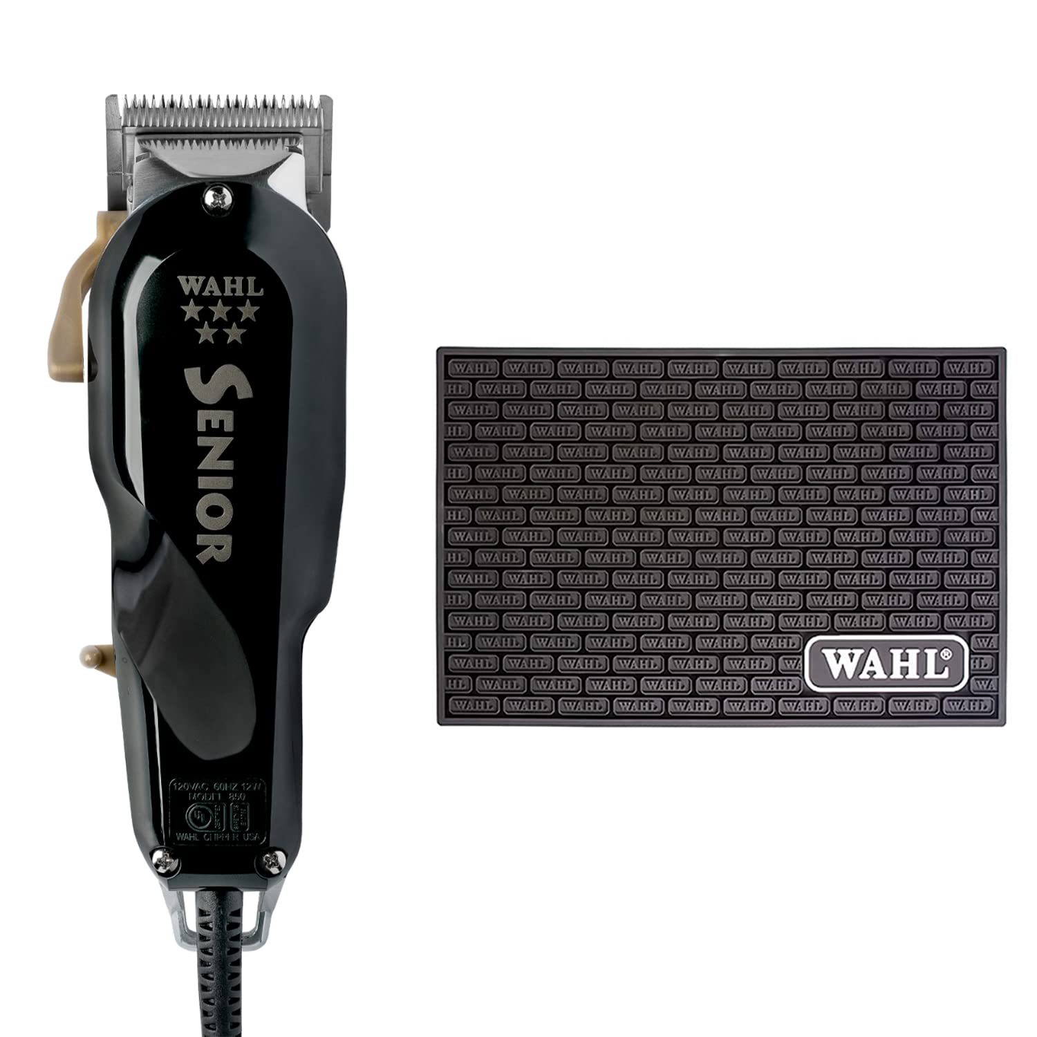 Wahl Professional 5 Star Series Senior Clipper & Wahl Professional Tool Mat for Clippers, Trimmers & Haircut Tools Bundle