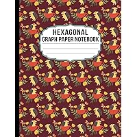 Hexagonal Graph Paper Notebook: Organic Science Chemistry and Biochemistry Hexagonal Notebook Journal - Porcupine Graphic Hexagon Graph Paper for Drawing Organic Chemistry Structures