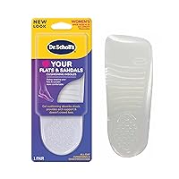 Love Your Flats & Sandals 3/4 Length Insoles, All-day Comfort, Relieve & Prevent Shoe Discomfort, Absorbs Shock, Arch Support