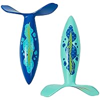 SwimWays Swirl Divers Kids Fish-Shaped Pool Diving Toys (2 Pack), Bath Toys & Pool Party Supplies for Kids Ages 5 and Up