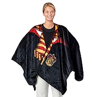 Northwest Harry Potter Silk Touch Wearable Cape Throw Blanket, 53.5
