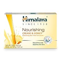 Himalaya Herbal Healthcare Nourishing Cream and Honey Cleansing Bar, 4.41 Ounce