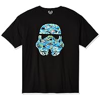 STAR WARS Hula Helmet Men's Tops Short Sleeve Tee Shirt