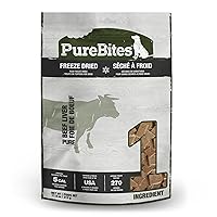 Freeze Dried Beef Liver Dog Treats 312g | 1 Ingredient | Made in USA (Packaging May Vary)