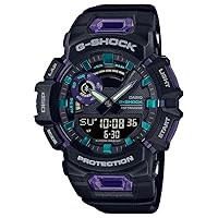 Casio Analog-Digital Black Dial Men's Watch-GBA-900-1A6DR, Black, 51.3×48.9×16.6mm, Strap, Black, 51.3×48.9×16.6mm, strap