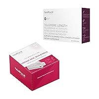 Healthycell Telomere Length + Vibrant Hair, Skin & Nails Vitamin Bundle - Telomere Length Anti Aging Supplement Capsules with Collagen Supplement for Skin, Hair & Nails - Bioavailable Liquid Gel Suppl