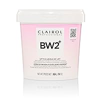 Clairol Professional BW2+ Dedusted Extra Strength Powder Lightener for Hair Highlights, 16 oz.