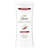 Dove Advanced Care Antiperspirant Deodorant Stick Apple & White Tea to help skin barrier repair after shaving 72 hour odor control and all day sweat protection for soft underarms 2.6 oz