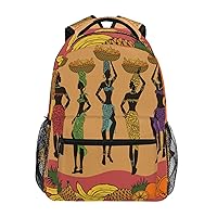 ALAZA Colorful African Fruits Travel Laptop Backpack Durable College School Backpack