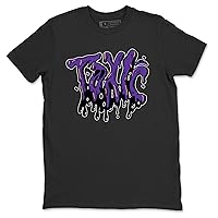 Graphic Tees Toxic Design Printed 12 Field Purple Sneaker Matching T-Shirt