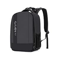 MOSISO Camera Backpack, DSLR/SLR/Mirrorless Photography Camera Case Buffer Padded Shockproof Camera Bag with Customized Modular Inserts&Tripod Holder Compatible with Canon,Nikon,Sony etc, Gray