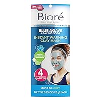 Blue Agave & Baking Soda Whipped Nourishing Detox Mask, 4 Ounces, Dermatologist Tested, Non-Comedogenic, Oil Free