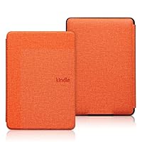 2022 New Case Kindle Paperwhite 5 11Th Gen 6.8 Cover Edition Kindle Paperwhite 2021 Edition E-Reader Cover Magnetic Smart Cover,Orange