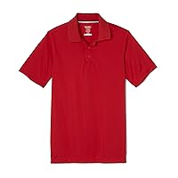 Boys' Moisture Wicking Performance Sport Polo Short Sleeve Shirt