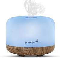 Greenair Aromacloud Essential Oil Diffuser for Aromatherapy Lasts up to 24 Hours, waterless auto Shut Off, Super Quiet, Cool Mist humidifier, BPA Free