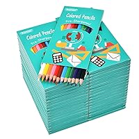Colored Pencils Bulk, Pre-sharpened Colored Pencils for Kids, 12 Assorted Colors, Pack of 36, Coloring Pencils 432 Count