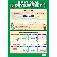 Emotional Development Child Development Poster – Laminated – 33” x 23.5” – Educational School and Classroom Posters