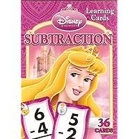 Disney Princess Subtraction Learning/Flash Cards (Dark Pink Box)