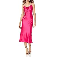 The Drop Women's Scarlett Cowl-Neck Slip Dress