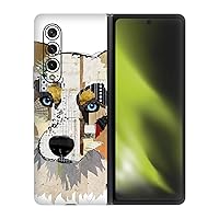Head Case Designs Officially Licensed Michel Keck Australian Shepherd Dogs 3 Vinyl Sticker Skin Decal Cover Compatible with Samsung Galaxy Z Fold3 5G