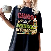 DuminApparel Cinco De Drinko Bitchachos Mens Womens Drinking T-Shirt Multi