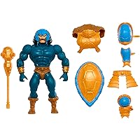 Masters of the Universe Origins Turtles of Grayskull Man-At-Arms Action Figure Toy, 16 Articulations, TMNT & MOTU Crossover with Accessories