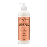 SheaMoisture Curl & Shine Conditioner Coconut & Hibiscus, for Thick, Curly Hair, to Moisturize & Soften, 24 oz