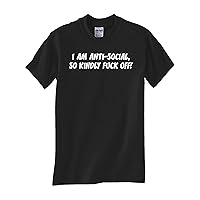 Gildan Anti-Social Black TEE Shirt